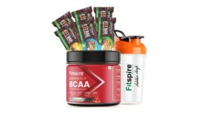 Fitspire Super gold BCAA (250gm) with Shaker & Energy bar (Pack Of 6) @999