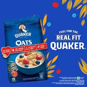 Quaker Oats 2kg | Rolled Oats | 100% Natural Wholegrain | Nutritious Breakfast Cereals | Porridge | Easy to Cook - Image 5