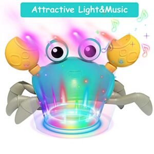 Crawling Crab Baby Toy: Light-up Musical Sensory Crabs, Interactive Toddler Gift for 6-18 Months - Image 5