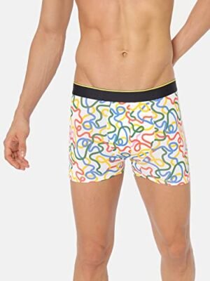 Bummer Men's Printed Micro Modal Trunks Underwear | Ultra Soft & Breathable | Combo Pack of 2 - Image 4