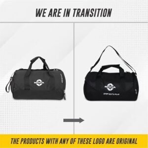 NIVIA Beast Gym Bag-4 Polyester/Unisex Gym Bags/Shoulder Bag for Men & Women with Separate Shoes Compartment/Carry Gym Accessories/Fitness Bag/Sports & Travel Bag/Sports Kit (Black) - Image 6