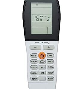 SRIVI | 2 Years Warranty | AC Remote Compatible with Voltas AC Remote 3 Star 5 Star Inverter Window/Split AC Remote (WiFi/ADJ/Turbo/Lamp/V Swing/H Swing Function) Your Old Remote Button Must be Same