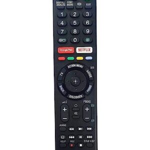 SIWAN | 2 Years Warranty | TV Remote Compatible for Sony Smart Tv Remote with Google Play, Netflix, Without Mic (Soft Silicon Rubber Keypad)