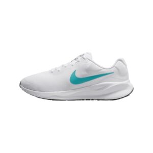 Nike Men's Revolution 7 Running Shoes-White/Dusty Cactus-Pure PLATINUM-11UK