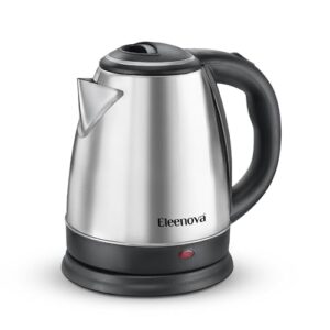 Eleenova Electric Kettle 1.5 Litre, Multipurpose Portable Kettle for Hot Water, Tea etc 1500W for Travel, Hostels, Home, Housewarming or Wedding Gift, Stainless Steel Body with Auto Cut Off - Optima