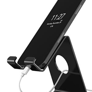 Elv Mobile Phone Tabletop Holder for Phones and Tablets - Black