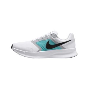 Nike Men's Run Swift 3 Running Shoes-White/Black-Dusty Cactus-Wolf GREY-9UK