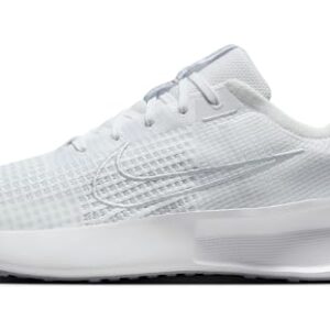 NIKE Men's Running Shoes Interact Run-White/Pure Platinum-Wolf Grey-Fd2291-104-10Uk