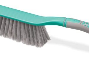 Spotzero by Milton Dust Removal Brush General Cleaning Daily Duster, Flexible Bristles, All Purpose Dusting Brush for Carpet, Keyboard, Home, Hotel and Household - Pack of 1 (Aqua Green)