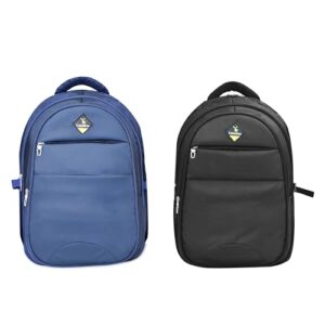 Catelina 2-in-1 Laptop Backpack Set | For Men & Women | Stylish, Spacious, and Water-Resistant | Blue & Black Combo