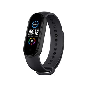 MI Smart Band 5- India's No. 1 Fitness Band, 1.1" (2.8 cm) AMOLED Color Display, 2 Weeks Battery Life, Personal Activity Intelligence (PAI), 11 Sports Mode, Heart Rate, Women's Health Tracking (Black)