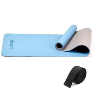 Boldfit Yoga Mats For Women Yoga Mat For Men Exercise Mat For Home Gym Mat Anti Slip Yoga Mats 6mm Workout Yoga Mat Gym Mats - Beetle Grey