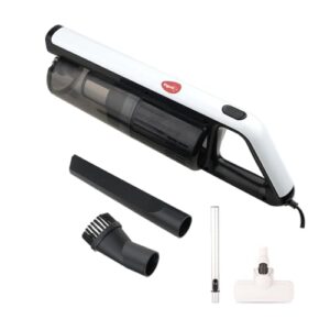 Pigeon by Stovekraft Airturbo Pro Handheld Dry Vacuum Cleaner for Home & Car | HEPA+STEELMESH FFT Technology Filter | 18 kPa Suction Power | 600W | Low Noise| 4 Accessories | 4.5M Long Wire