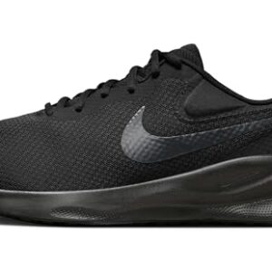 NIKE Revolution 7 Men's Road Running Shoes (6), Black