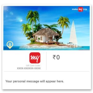 MakeMyTrip Hotels | Flat 10% off | E-Gift Card | Instant Delivery | Valid for online purchase | 1 year validity