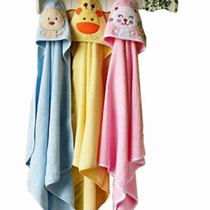 BRANDONN Baby Blankets Newborn Combo Pack of Hooded Wrapper for Baby Boys and Baby Girls Pack of 3 pcs.