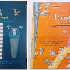 NCERT Footprints Without Feet - Supplementary Reader And First Flight English Textbook for Class - 10 ( Set of 2 Books ) HELP BOOK MANAK LAKHYA SERIES