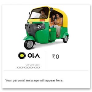 OLA Cabs E-Gift Card