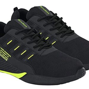 BRUTON Exclusive Trendy, Casual, Sports Shoes for Men, Running Shoes for Men (Black, Size : 6)