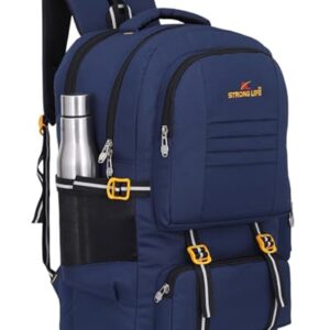 STRONG LIFE 50 Litres Unisex Travel Tourist Rucksack Backpack for Outdoor Sports Camp Hiking Trekking Bag for Men and Women (Blue)