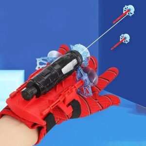 MOROVIK Spider Web Shooters Toy for Kids Fans, Hero Launcher Wrist Toy Set, Cosplay Launcher Bracers Accessories, Sticky Wall Soft Bomb Funny Children's Educational Toys, Multicolor (Multi)