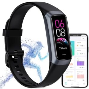 Fitness Tracker,2025 Smart Watch with Blood Pressure Heart Rate & Sleep Monitor IP67 Waterproof Step Calorie Counter Pedometer Fitness Activity Watch Health Watch for Android iOS Phone Men Women