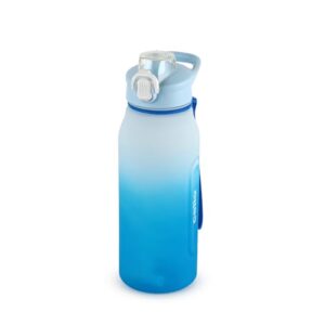 CELLO Rise N Chill Large Sipper Water Bottle, 1230ml Sky Blue Blue | Leakproof, Easy to Carry, Lightweight | Gym Workout Sipper Water Bottle For Fitness, Office, School, Sports & Outdoor Hydration