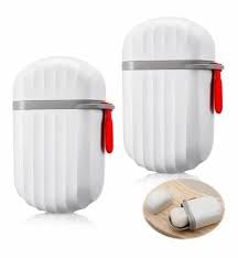 Travel Soap Box, Double Layer Air Tight Holder with Secure Seal, Non-Leak Design for Bathroom, Hiking, Travel and Camping, Blue and Clear