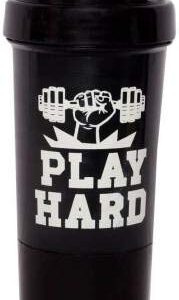 DOVEAZ Cyclone Shaker | Cyclone Protein Shaker | Gym Shaker | Shakeit Protein Shaker | Shakme Shaker | Protein Shaker | Sports Bottle 500 ml (Black)