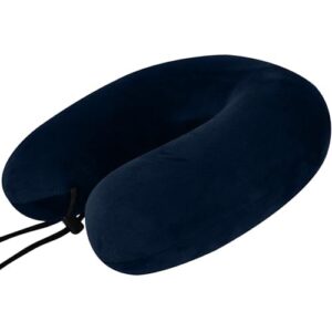 Trajectory Polyester Travel Neck Pillow Rest Cushion with 5 Years Warranty for Travel and Sleeping in Plane Flight Car Train Airplane for Sleeping and Orthopedic Cervical Pain Blue