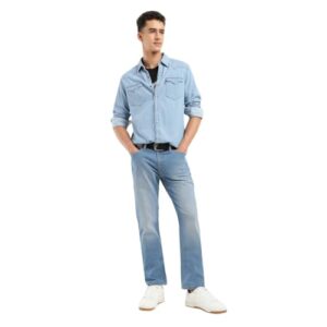 Levi's Men's 511 Slim Fit Mid-Rise Jeans Light Indigo