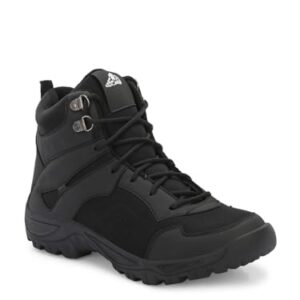 Leo's Fitness Shoes Leo Men's Lightweight Antislip Outdoor Boots For Trekking Hiking & Casual Purpose, Black, 7 UK
