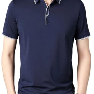 JVX Men T-Shirt || Tshirt for Men || Polo T Shirt || Tshirt (MRT-213) (in, Alpha, L, Navy)