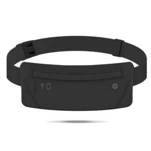 Running Belt Fanny Pack Lightweight Phone Holder for Outdoor Fitness Walking Black| Sports Equipment | Outdoor Sports Gear | Exercise Gear