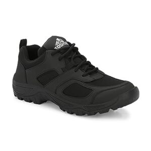 Leo's Fitness Shoes Men's Light Weight Waterproof Outdoor Shoes For Trekking, Hiking & Other Casual Activities Black, 7 Uk