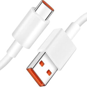 Sounce Mi USB to Type C 33W Hypercharge Cable, 3A Fast Charging Cable with Up to 480 Mbps High-Speed Data Transfer & Sync Cord Compatible With All Xiaomi Smartphones and Devices, White (1 Meter)