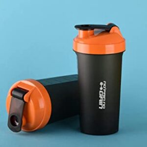 MACHAK Compact Gym Shaker Bottle With Blender Ball For Protein Shake, Bpa Free Material, Plastic, Assorted, 700ml - 1 Pc