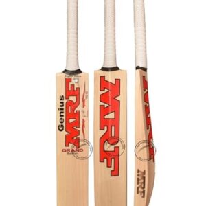 Coka Wooden MRF Hard Tennis Cricket bat for Boys & Adults, Light Weight and Limited Edition Willow Grade 1 Best for All Soft Balls Double Blade Full Size
