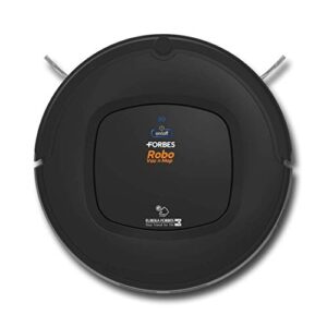 Eureka Forbes Robo Vac N Mop Vacuum Cleaner with Powerful Suction|3 in 1 cleaning (Dry Suction+Mopping+UV Action)|Remote Controlled (Black)