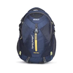 Wesley Spartan Zeal Unisex Travel Hiking Laptop Bag fits Upto 17.3 inch with Raincover and Internal Organiser Backpack Rucksack College Backpack 50 L