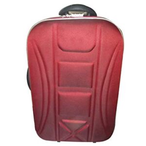 Gold Star House Tourister Luggage Polyester 69 cms Softsided Suitcase (Wine Red Colour-Size-24)