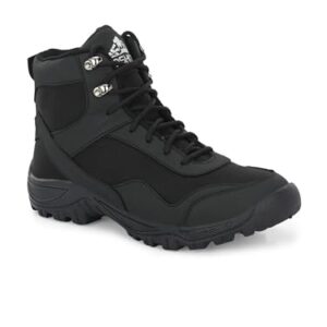 Leo's Fitness Shoes Men's Fitness Durable Outdoor Waterproof Boots For Hiking & Outdoor Activities,7 UK, Black