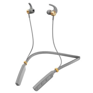boAt Rockerz 235 Pro Wireless Bluetooth Neckband in Ear Earphone, Upto 20 hrs of Playtime, Beast Mode, Low Latency, IPX5 Water & Sweat Resistance, ENx Technology, Bluetooth v5.2(Ash Grey)