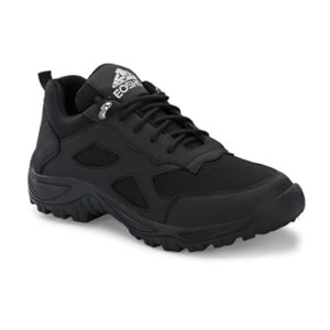 Leo's Fitness Shoes Men's Light Weight Waterproof Casual Shoes For Trekking,Hiking & Other Casual Purpose Black,7