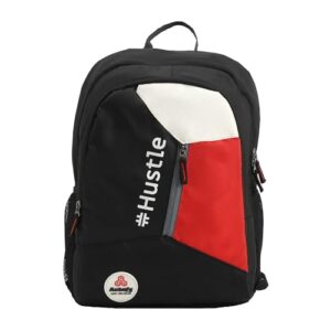 Autofy Hustle 25 Liters Laptop Backpack for Men and Women - Office, School, College, Travel, Casual Bag With Free Rain Cover (Black)