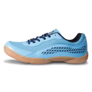 Nivia Flash 2.0 Badminton Shoes for Men, Your Go-to Shoe for Pickleball, Padel, and All Court Sports, Badminton Sports Shoes, (Blue), Size UK09