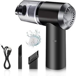 AASTIK Vacuum Cleaner DUST COLLOCTION/Lighting 2 in 1 CAR Vacuum Cleaner 120W HIGH Power Handheld WIRELSS Vacuum Cleaner Home CAE Dual ~ USE Portable USB Chargeable Set of 1 Black