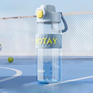 The Venti SHOTAY Unbreakable Water Bottle with Sipper BPA Free, Leak-Proof Water Bottle Ideal for Office, Sports, School, Gym (TRITIAN) - Polycarbonate & Polypropylene, Pack of 1 (750ML-Blue)