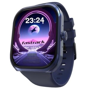 Fastrack Limitless FS2+ Smart Watch, 2.01" UltraVU Display, Functional Crown, SingleSync BT Calling, 110+ Sports Modes, 200+ Smartwatch Faces, Upto 7 Day Battery, AI Voice Assistant (Blue)