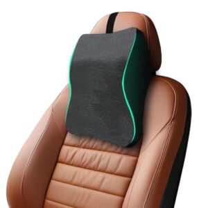 Trajectory Car Seat Headrest with ADVANCEDX Memory Foam & GRIDMATRIX Fabric – Ergonomic Neck Pillow for Ultimate Support, Neck Pain Relief, Breathable & Washable Cover – Ideal for Men & Women